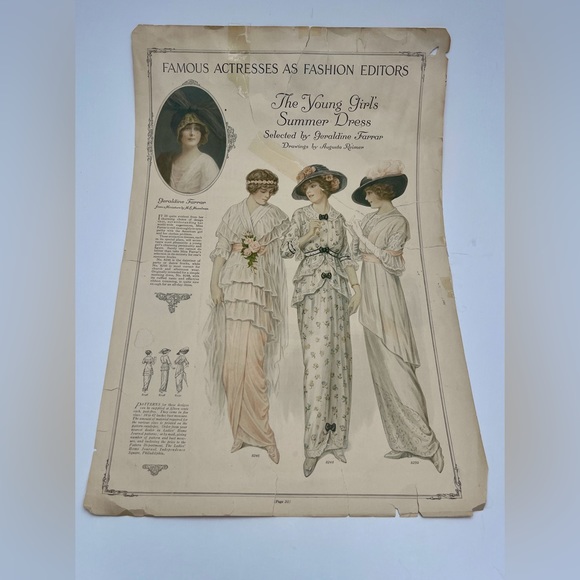 Vintage Victorian 2 sides Page from Ladies Home Journal - Picture 5 of 6